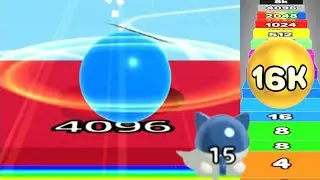 [ NEW SKINS UNLOCKED ] Marble Run 3D & Number Ball 3D Merge Games / Ball Run 2048 all levels games