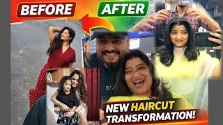Haircut Transformation 😍 | Before After Look | New Haircut Vlog ✂️
