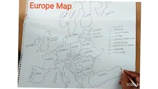 how to draw europe map