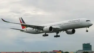 Philippine Airlines First A350-1000 (RP-C3510) Landing in Manila First A350-1000 in Southeast Asia🇵🇭