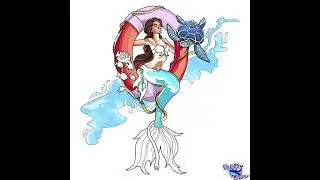 Beautiful mermaid - Happy Canvas