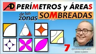 AREAS SOMBREADAS y PERIMETRO @ACADEMIADIEGO ​