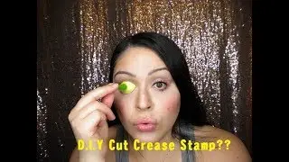 D.I.Y. Cut Crease Stamp | Beauty Hack | Candace Holloway