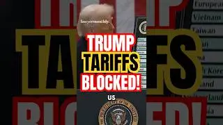 Trump&rsquo;s Tariffs BLOCKED! Judges Say He Went Too Far #shorts #breakingnews #tariffs #trump