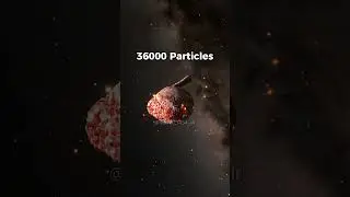 Moon Formation Simulation #short #spacesim