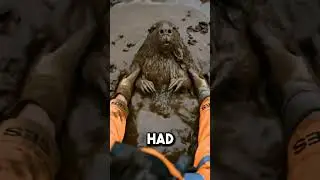 I felt the ground moving under my boots 😨🌧️ #wombat #rescue