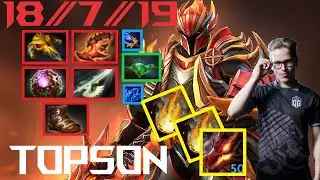 Topson Dragon Knight Mid Lane Gameplay Patch 7.31b - Dota 2 Full Game Player Perspective !