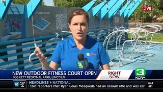 Park in Lincoln is now home to a 'fitness court'