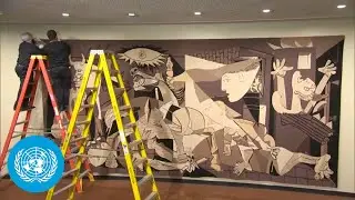 Picasso’s Guernica tapestry back at the United Nations