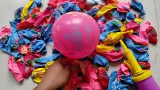 ASMR 3 Minutes Pumping Big and Small Colorful Balloons#balloon #balloonpop #asmrvideo #balloonpoping