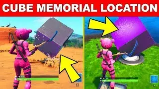 Visit Cube Memorials in the Desert and by a Lake - ALL LOCATIONS Fortnite Week 3 Challenges