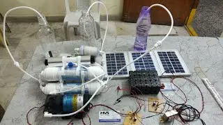 Fabrication of Solar Water Purification system using UV, RO, TDS, Mineral, Alkaline, Nano and Copper
