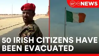 Sudan evacuation: Around 50 Irish citizens have been evacuated from Sudan as fighting escalates