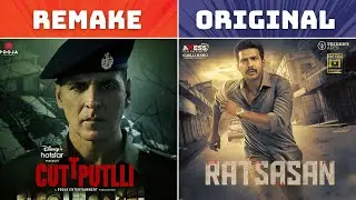 Cuttputlli Movie Remake of Tamil Movie Ratsasan (Copy vs Original)