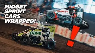 Beilman Motorsports Midget Sprint Cars Wrapped BACK TO BACK!?