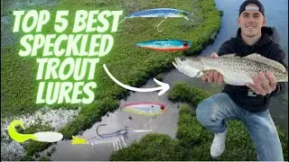 Top 5 Best Lures To Catch BIG Speckled Trout + STRAPINNO Marine Ratchet Straps Review (MUST HAVE)