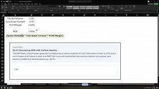 1.3 Calculating Debt-Equity Ratio using DuPont Identity