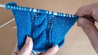 Cable Stitch Worked at The Back of Work, Sheila's Knitting Tips