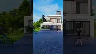 30 x 75 feet House Elevation #residencedesign #elevation #viralhouse #shorts