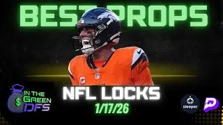 BEST NFL PROPS TODAY | BEST 5 BETS | SATURDAY 1/17/26 | NFL DIVISIONAL ROUND | BONUS NBA BET 🔥