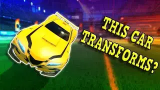 The New Rocket League Transformers Car is CRAZY