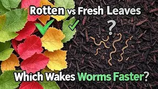 Rotten Leaves vs  Fresh Leaves&mdash;Which Mulch Wakes Up Worms Faster?