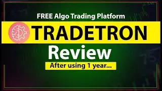 Tradetron Algo Trading Review after using 1 year live | Complete Algo Trading Course for Beginners