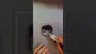 Бусины Perler, замедленная съемка | Pixel Art Craft #hamabeads #perlerbeads #pixelart #pokemonbeads
