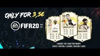 FIFA 20 - CONCEPT ICON CARD PSD / MAKE YOUR OWN CARD