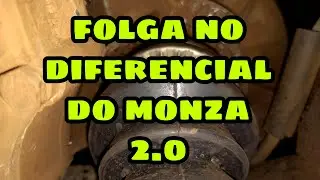ajuste da folga no diferencial do monza