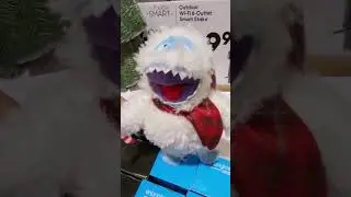ANIMATED BUMBLE SNOW BEAST FROM RUDOLPH CHRISTMAS SHOW -HOLIDAY MUSICAL HAVE A HOLLY JOLLY CHRISTMAS