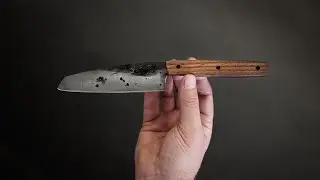 Knife Making | Forged Kitchen Knife makes Huge Souvlaki.