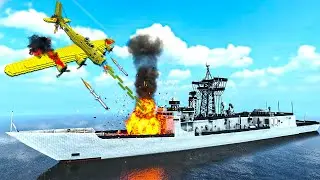 Bomber Aircraft vs USS Oliver Hazard Perry FFG 7 | Epic Naval Destruction | Teardown