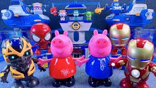18-minute of satisfying unboxing, cool Super Wings Space Base Set Series ASMR | Review Toys