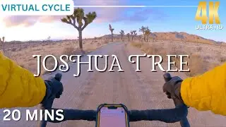 JOSHUA TREE &bull; Virtual Cycling Workout 4K 20 Minutes