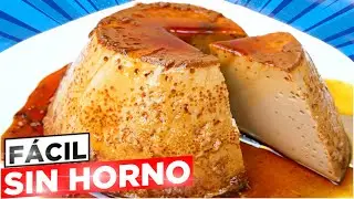 &iexcl;FLAN de CHOCOLATE en 5 MINUTOS! 😍🍮😍 SIRVE COLACAO Y NESQUIK, SIN HORNO (Solo 4 INGREDIENTES) 😋