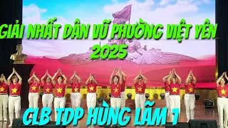 GIẢI NHẤT DÂN VŨ 🇻🇳 ĐẤT NƯỚC TRỌN NIỀM VUI 🇻🇳 Clb Hùng Lãm 1🇻🇳🇻🇳🇻🇳