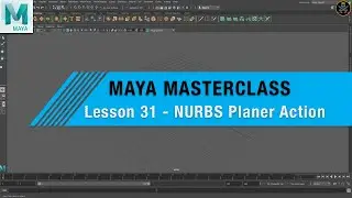 MAYA MASTERCLASS 31 - NURBS Lets talk about PLANER ACTION ( Beginner tutorial )