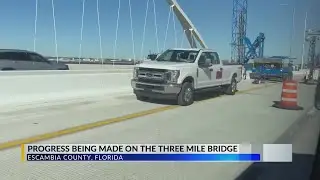 Westbound span of Three Mile Bridge expected to open February 13