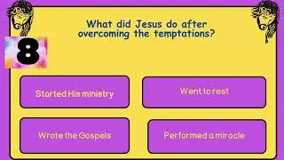 Lent Quiz!  How well do you know Jesus' 40 - day Journey?  #jesus #education  #religion #quiz #lent