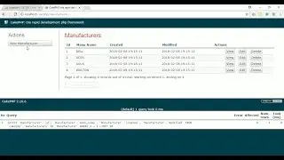How to create simple CRUD operation in cakephp