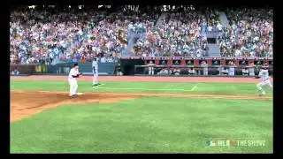 MLB 12 The Show - Using your head for a strikeout!