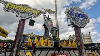 Cranger Kirmes 2023 Aufbau - Cranger Kirmes 2023 in Herne - Gr&ouml;&szlig;tes Volksfest in NRW - Teil 2