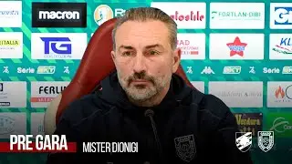 CONFERENZA STAMPA | mister Dionigi pre Sampdoria-Reggiana