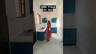 3BHK VILLA 92 Gaj #readytomove #lowbudgetkothi #villa #lowemi #loanavailable #gatedsociety #kharar
