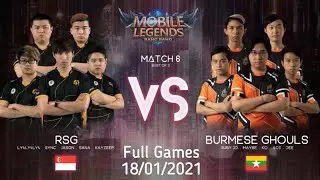 Mobile Legends M2 | RSG Vs Burmese Ghouls | Full Game | #mobilelegends