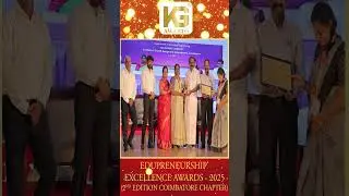 Excellence In Engineering Enterpreneurship & Career Transformation KG Awards  #event #shorts