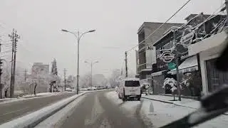 جولة في مدينة السليمانية في الثلوج 23\1\2026 sulaimaniyah kordstan