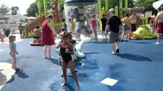 Owen 'going crazy' and running in circles at Duke's Lagoon at Dutch Wonderland