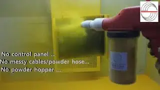 Red Line EZ50- the 50 kV Powder Cup Gun